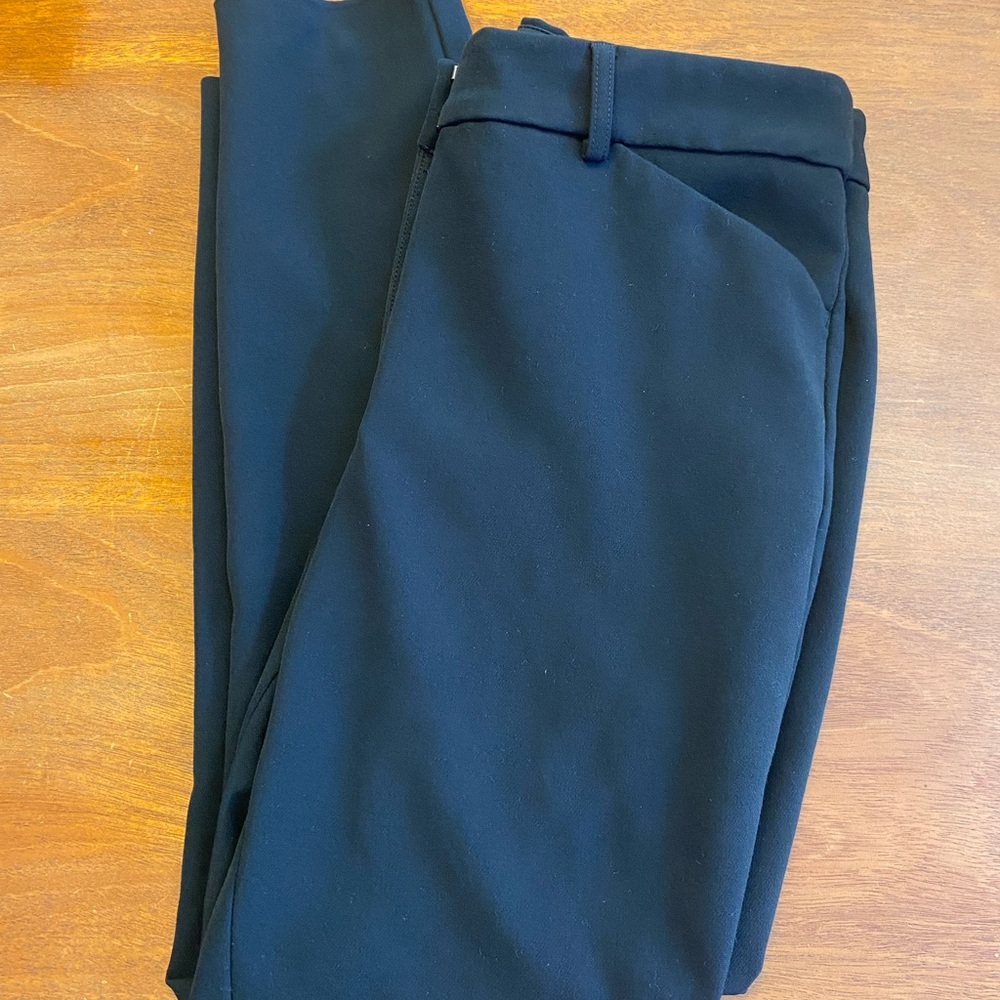 Express Classic Black Trousers Size 6 Skinny Fit